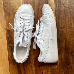 Nike Blazers white leather